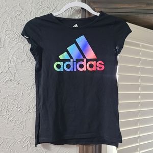 Adidas Girls Cap Sleeve Tee